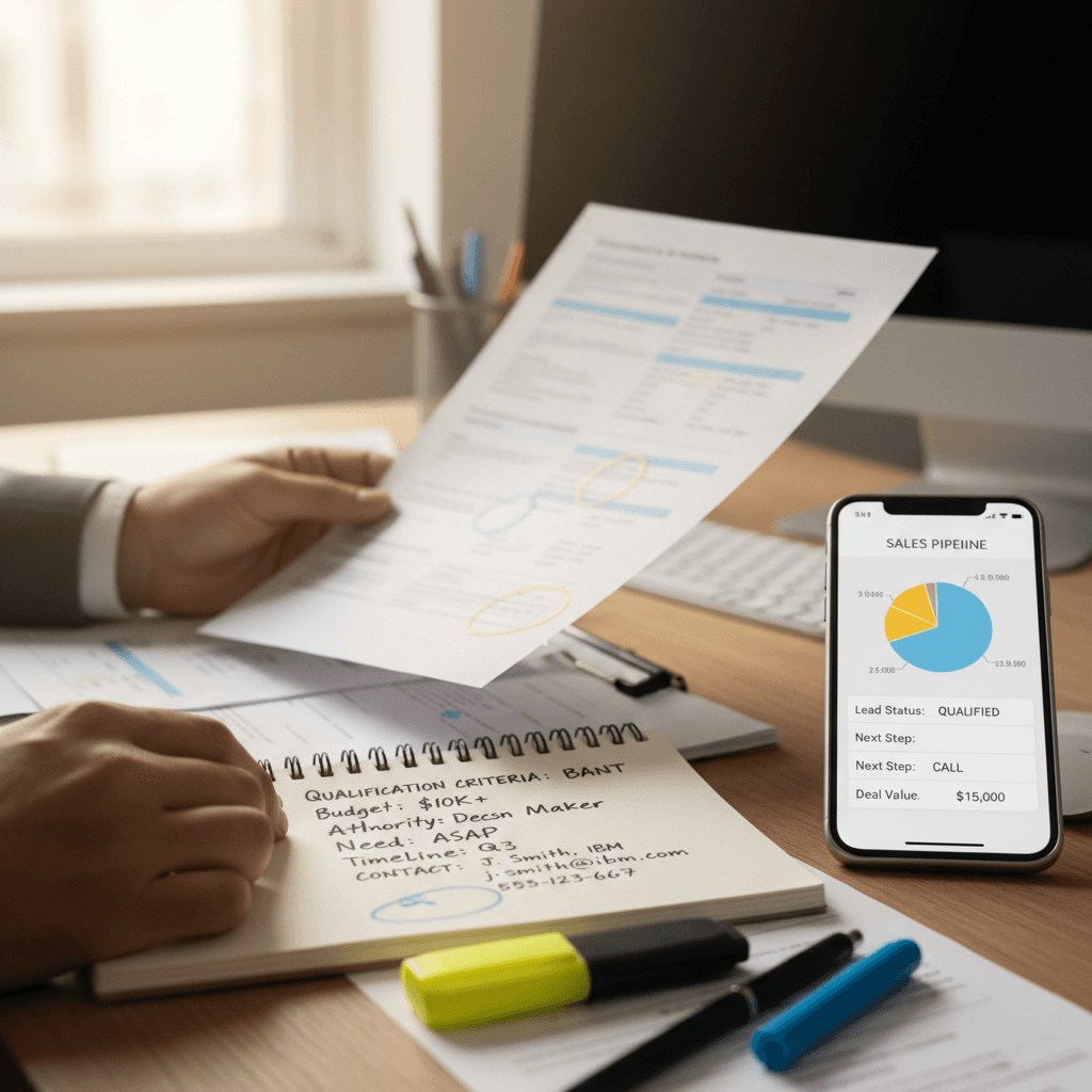 Lead generation and sales pipeline management